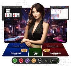Meja blackjack dealer langsung di studio multi-kamera demo gratis dengan tampilan streaming HD di aplikasi mobile